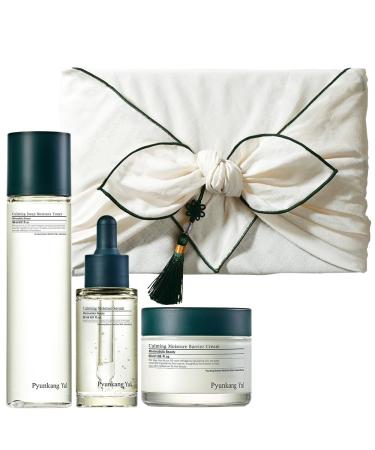 PKY Pyunkang Yul Calming Skincare Gift Set with Premium Gift Wrapping Vegan Korean Skincare (3-item set) Calming line(Gift-Wrapped)