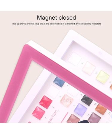 80 Colors Nail Color Chart Display | Portable Nail Gel Polish Card Book with Magnetic Closure | Perfect for Salons & Home Use - Buy Online on GoSupps.com
