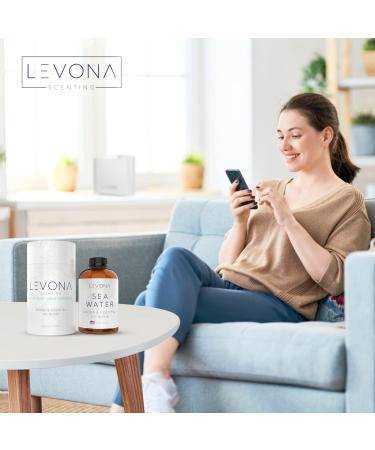 Levona Scent Essential Oil - Fresh Aroma for Home Office Hotel & Spa Perfect in Humidifiers and Diffusers Luxury Fragrance with Aqua Marine Lemon & Bergamot Notes - 700ml/ 23 fl oz Sea Water - Buy Online on GoSupps.com