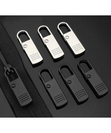10pcs Metal Zipper Pull Tabs - Durable Zipper Tags for Bags Clothes Coats Jackets & Backpacks | International Shipping - Buy Online on GoSupps.com