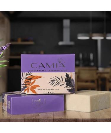 100% Organic Handmade Lavender Soap | Natural Stress Relief & Healthy Skin | Suitable for All Skin Types | Chemical Sulfate & Paraben Free | 4.2 Oz - Buy Online on GoSupps.com