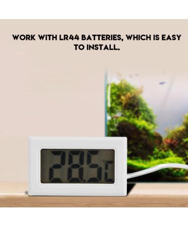 Digital LCD Water Thermometer with Probe Sensor for Aquariums Fish Lizards & Turtles - Accurate Temperature Monitor - Buy Online on GoSupps.com