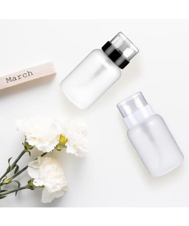 Lurrose Nail Polish Remover Pump 2pcs - Lockable Dispenser Bottle for Makeup & Nail Art, 6.8oz - Buy Online on GoSupps.com