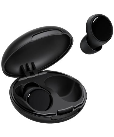 Ear Plugs for Sleeping 45dB Noise Cancelling Ear Plugs for Concerts Work Focus Snoring Travel Hearing Protection Soft Silicone Earplugs with 8 Ear Tips Reusable Noise Reduction Ear Plug Black