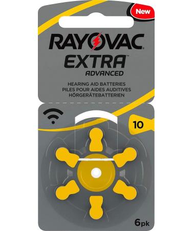 Rayovac Extra Advanced Hearing Aid Batteries 10 1 45 V 105 5X Pack of 6 - Buy Online on GoSupps.com
