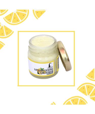 Buy Lip Lightening Exfoliating Lemon Lip Scrub - Removes Lipstick Stains | Coconut Oil & Vitamin E | 100g - International Shipping - Buy Online on GoSupps.com