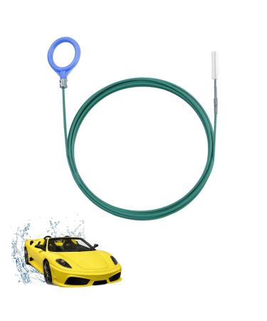 3m sink cleaning brush drain unblocker For Bathroom Shower Plug Hole Air Conditioning Pip drain snake cleaning around the hard-to-reach narrow pipes.(Green)