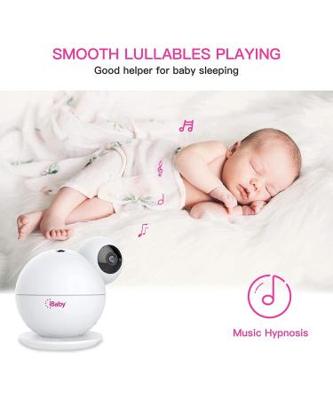 iBaby M8 2K Smart Baby Monitor with 355 Pan, 110 Tilt, 2-Way Talk, Video, Moonlight Projector, Temperature/Humidity Alerts - iOS/Android - Motion and Crying Alerts - Buy Online on GoSupps.com