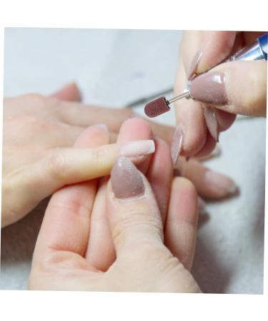 Kisangel 1 Set Nail Sand Ring Cap Electronic Tools Portable Nail Drill Nail Art Accessories Cuticle Clean Nail Drill Bit Ceramic Grinding Head Portable Handpiece File Nail Salon Tool Poland 8x6cm Rosy - Buy Online on GoSupps.com