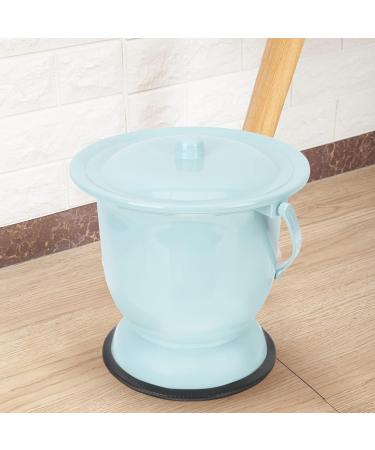 Chamber Pot Commode Bucket with Lid Bedside Commode Replacement Pail Bedpan Urine Pots Portable Toilet Potty Urinal Bucket for Seniors Kids - Buy Online on GoSupps.com