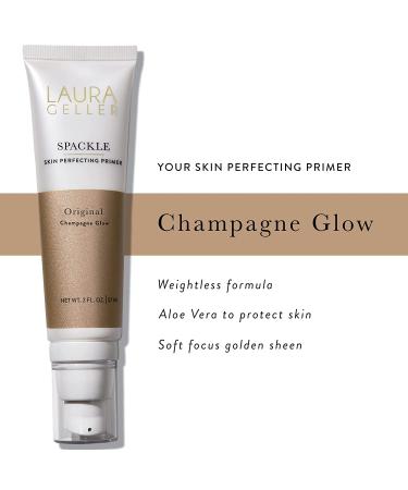 Laura Geller Spackle Super-Size Champagne Glow Primer - 2 Fl Oz - Hyaluronic Acid Makeup Primer for Long-Wear Foundation - Buy Online on GoSupps.com