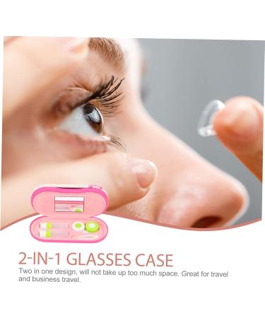 Buy Solustrie Double-Lodged Glasses Case - Portable 2-in-1 Lens Container & Travel Storage Box for Dual Glasses | International Shipping Available - Buy Online on GoSupps.com
