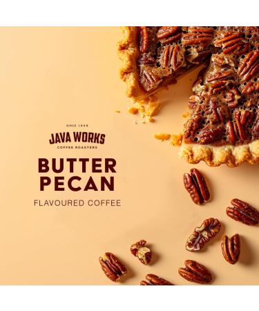 Java Works Coffee Butter Pecan Flavoured Coffee *Ground* 340 Grams - Buy Online on GoSupps.com