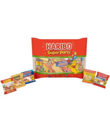 Haribo Lot de 70 mini sachets de bonbons - Buy Online on GoSupps.com