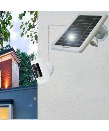 3 Pack Solar Panel Charger for Ring Camera - White | Compatible with Spotlight Cam & Stick Up Cam - Buy Online on GoSupps.com