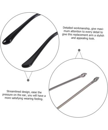 SESESFOUFU Sunglasses Replacement Arm Legs - Universal Hinge Bracket Repair Set | Durable Glasses Replacement Parts - Buy Online on GoSupps.com