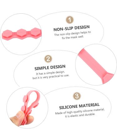 Beaupretty 20 Pack Silicone Mask Hooks & Ear Protectors - Comfortable Extension Buckles for Masks Earrings & More - 14.7x1.9cm - Buy Online on GoSupps.com