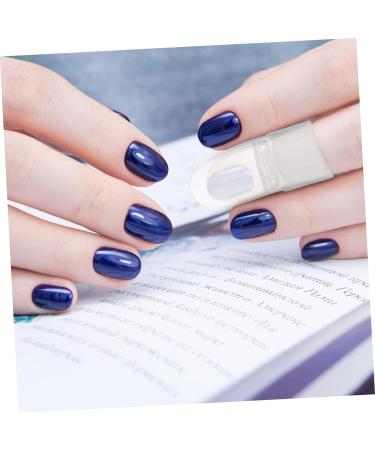 Housoutil 20pcs Nail Case Fingertip Nails Gel Nail Soak off Cap Peel Polish Nail Polish Varnish Tip Nail Monomer Dish Gelt Nail Gel Nail Varnish Protector Plastic Manicure Protective Case - Buy Online on GoSupps.com