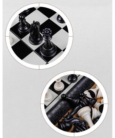 Chess Set Folding Magnetic Plastic Chess Set Fun Board Game for Beginner Family Party Board Game (Size : 41cm) (41cm) - Buy Online on GoSupps.com