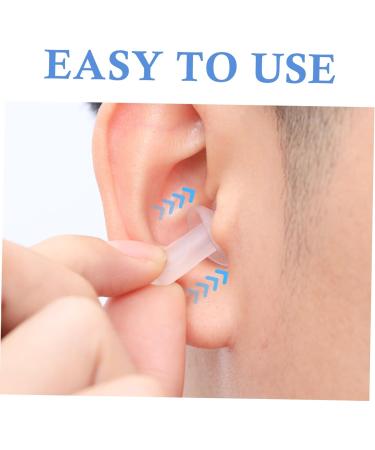Minkissy 40pcs Ear Plugs - Noise Cancelling Earbuds for Sleep & Swimming | White Silicone Sound Blocking Earplugs (1 Count - Buy Online on GoSupps.com