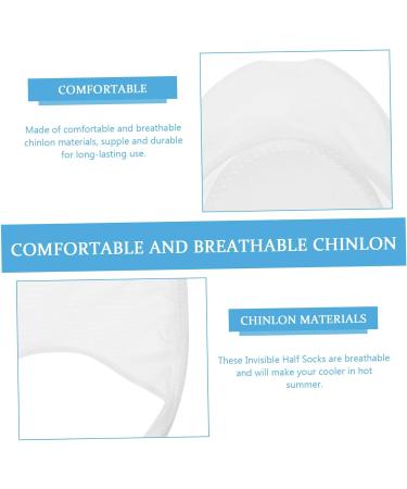 15 Pairs Women's Half Socks - Sweat Absorbing Washable & Breathable Forefoot Socks for Comfort - Buy Online on GoSupps.com