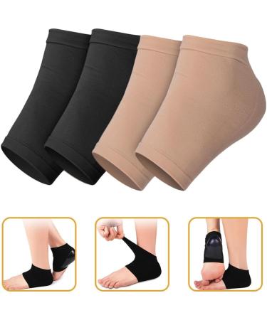 NOLITOY 8 Pairs Anti-Rip Heel Socks | Comfortable & Washable Foot Support | Replaceable Heel Brace & Arch Supplies for Ultimate Comfort - Buy Online on GoSupps.com