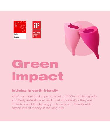 Intimina Lily Cup Size B | Ultra-Soft Menstrual Cup for up to 12 Hours | Reusable Period Protection | Medical-Grade Silicone | Women's Period Care - Buy Online on GoSupps.com