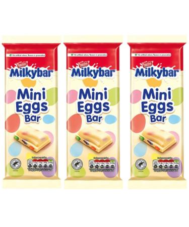 Chocolate Bundle With Milkybar Mini Egg Block Bar 100g (3 Pack)
