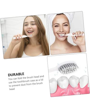 Beaupretty Portable Toothbrush Set for Adults - 2 Participant Smooth Bristles Travel Toothbrushes - Buy Online on GoSupps.com