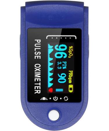 Tianbi Digital Pulse Sensor - Mini Pulse Oximeter for Home & Travel - Accurate Blood Oxygen Saturation Monitor (Blue #01) - Buy Online on GoSupps.com