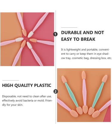Baluue 2 Sets Eye Shadow Brush Eyeshadow Sponge Applicator Make Eyeshadow Brush Sponge Sponges Non Latex 7.4X1cmx2pcs As Shownx2pcs - Buy Online on GoSupps.com