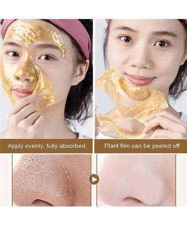 2Pcs Retinol Snake Venom Gold Mask Rejuvenating Gold Peel Off Mask Moisturizing Anti-Aging Pulling Tightening and Shrinking Pore Face Mask - Buy Online on GoSupps.com