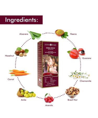 Surya Brasil Henna Cream Red - 2.37 fl oz - Buy Online on GoSupps.com