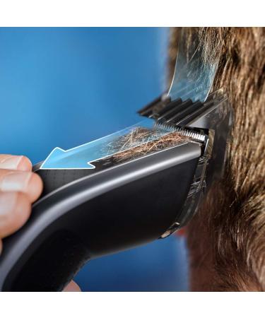 Philips Series 5000 HC5630/13 S5000 Hair Clipper with Trim-n-Flow PRO Technology, Self-Sharpening Blades, Corded UK Plug - Silver - Buy Online on GoSupps.com
