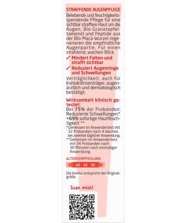 WELEDA Bio Foundations - Natural Anti-Aging Eye Cream with Pomegranate Oil & Maca Peptides | Reduces Wrinkles & Dark Circles | 12ml - Shop Internationally - Buy Online on GoSupps.com