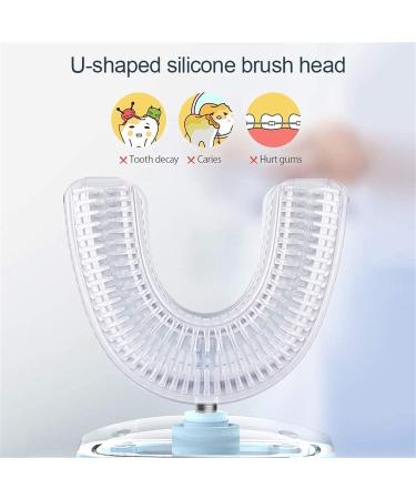 UOOD Kids Electric Rechargeable Toothbrush Stocking Filler for Kids Automatic Toothbrush U Shaped Electric Toothbrush Sonic Electric Toothbrush for Kids (Size : 8-15 Years Old) - Buy Online on GoSupps.com