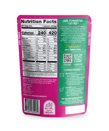 SOMOS Mexican Brown Rice 8.8 oz Pouch (Pack of 6) - Gluten-Free, Non-GMO, Vegan Microwavable Meals - Buy Online on GoSupps.com