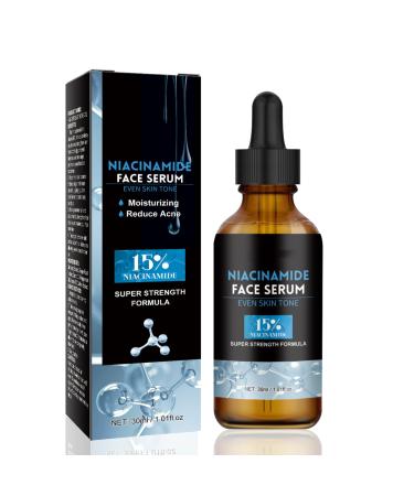 Face Serum for Women - 15% Niacinamide Serum - Hyaluronic Acid Serum for Face - Dark Spot Correcting Glow Serum - Moisturizing Collage Face Serum - Reduce Acne Nourish