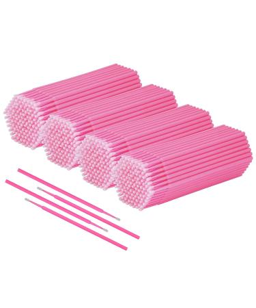 Takuza 400 pieces disposable eyelash brush for eyelash extensions eyelash lifting accessories lashes graft makeup applicator oral and cleanliness (pink) 400 pieces rose - Buy Online on GoSupps.com