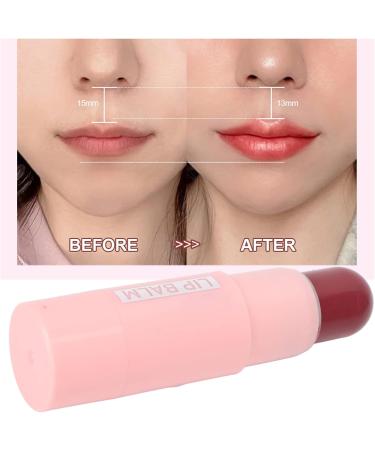 Lip Plumping Serum Moisturizing Hydrating Pink Fuller Daily Lip Care Balm for Makeup Cosmetic for Fuller Lips Clear & Soft Silky Shine - Buy Online on GoSupps.com