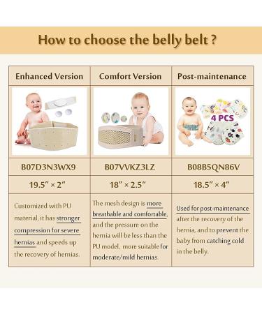 Adjustable Baby Umbilical Hernia Belt - Newborn Belly Button Band & Abdominal Binder - Buy Online on GoSupps.com