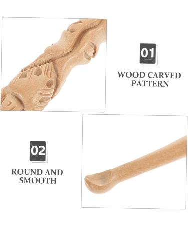 Gogogmee Ear Tool Carved Wood Ear Cleaner Portable Earwax Removal Tool Non Slip Design and for Daily Use for Friends and Family - Buy Online on GoSupps.com