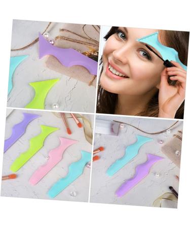 DOITOOL Make Up Stencils 2pcs Heated Lash Curler Eyeshadow Eyeliner Applicators Makeup Eyeliner Mascara Guard Ruler Heating 15x5.7cm - Buy Online on GoSupps.com