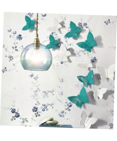 Yardenfun Home Decor Butterflies Ceramic Decor Wall Pendant Decor Decorate Wall Hanging Household 10*7.8cm Blue - Buy Online on GoSupps.com