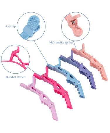 OBSCYON 10Pcs Professional Non-Slip Alligator Hair Clips for Women - Hair Styling & Sectioning Clips for Salon - Pure Color - Buy Online on GoSupps.com