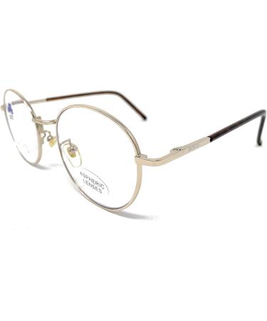 Blue Light Filter Reading Glasses - Anti Blue Light Computer Glasses for Men & Women | Venice Gold Lennon +2.00 - Buy Online on GoSupps.com