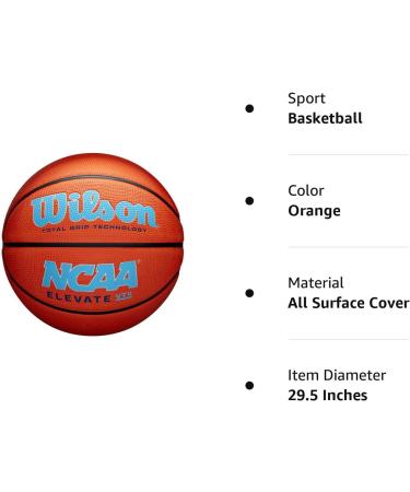 Wilson NCAA Outdoor Basketball - Size 7 (29.5 inches) in Sunset Chevron Pattern - 74.9 cm 72.4 cm 70.5 cm Perfect for International Shipping - Buy Online on GoSupps.com