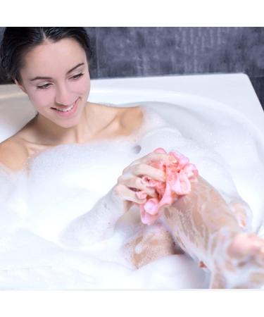 5-Pack Shower Puff Balls | Soft Loofah Sponge for Exfoliating & Scrubbing | Perfect Bathing Accessory for Adults - Buy Online on GoSupps.com