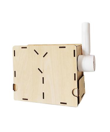 Generic Wind DIY Wooden Assembly Box with Portable Separating and Grain Cleaning Thrower for Park Farm Yard Household