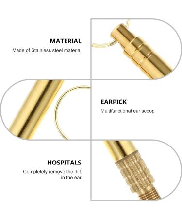 Healeved Multi Cleaner Tool - Earwax Removal Kit with Metal Ear Pick Spoon - Reusable and Portable Ear Cleaning Tool - Buy Online on GoSupps.com